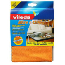 Тряпки, щетки и губки vileda Micro Fibre Cloth салфетка для протирания Микрофибра Красный 145379