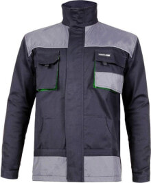 Lahti Pro Work Jacket, Cotton, Black-Green Size 2L (L4040754)