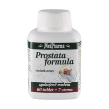 Витамины и БАДы для мужчин MedPharma Prostata Formula Растительный комплекс с витамином Е, селеном и цинком для поддержания здоровья предстательной железы  67 таблеток