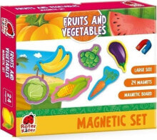 Детские развивающие пазлы Roter Kafer Puzzle magnetyczne "Warzywa i owoce" z tablicą RK2090-06