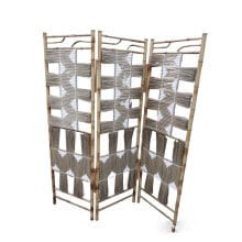 Folding screen Romimex Natural wicker 120 x 180 x 5 cm