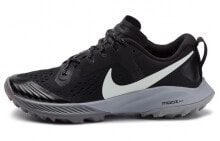 Nike Air Zoom Terra Kiger 5 耐磨防滑减震 低帮 跑步鞋 女款 黑灰 / Кроссовки Nike Air Zoom Terra Kiger 5 AQ2220-001