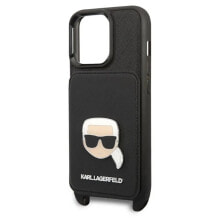 KARL LAGERFELD Klhcp13Lsakhpk iPhone 13 Pro13 6.1 Saffiano Karl Head phone case