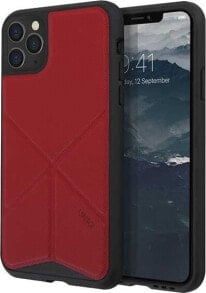 чехол кожаный красный iPhone 11 Pro Max Uniq