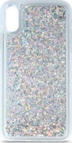 CASE ETUI LIQUID GLITTER TPU HUAWEI Y6P SREBRNY standard