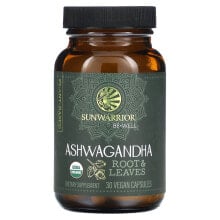 Ashwaganda sunwarrior, Ashwagandha, 30 Vegan Capsules