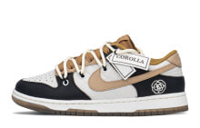 【定制球鞋】 Nike Dunk Low 减龄 小香风 温柔 低帮 板鞋 女款 黑卡其 / Кроссовки Nike Dunk Low DX3374-700