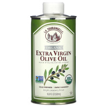 Растительное масло ля Туранджель, органическое нерафинированное оливковое масло высшего качества, 500 мл (16,9 жидк. унции)