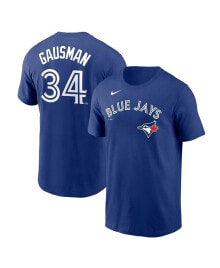 Nike men's Kevin Gausman Navy Toronto Blue Jays Name and Number T-shirt