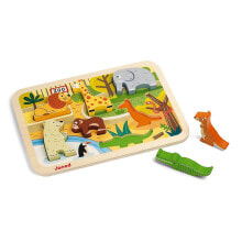 Деревянные пазлы для детей jANOD Zoo Chunky Puzzle