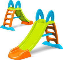 Children's play and sports complexes and slides