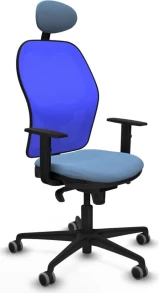 Office Chair with Headrest Jorquera Piqueras y Crespo 1D036G1 Sky blue