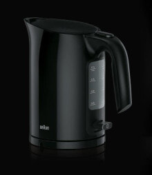 Чайники для кипячения воды Braun WK 3110 BK электрический чайник 1,7 L Черный 3000 W 0X21010009
