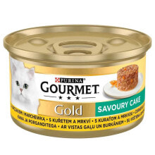 PURINA NESTLE Gourmet Gold Savoury Cake With Chicken And Carrot 85g Wet Cat Food