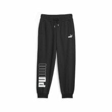 Long Sports Trousers Puma Power Colorblock Black Lady