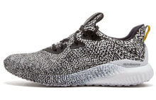 adidas AlphaBounce 防滑 低帮 跑步鞋 男女同款 黑白 / Кроссовки Adidas AlphaBounce B54366