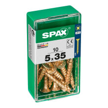 SPAX Yellox 5.0x35 mm Flat Head Wood Screw 10 Units