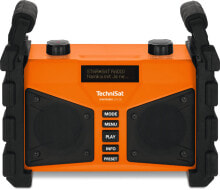 Радиоприемники TechniSat DIGITRADIO 230 OD Рабочее место Аналоговый и цифровой Черный, Оранжевый 0000/3907