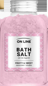 Мази от боли в мышцах и суставах on Line Fruity & Sweet Bath Salt Расслабляющая фруктовая соль для ванн 600 г