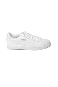 365160-73 Puma Puma Smash v2 Buck Unisex Spor Ayakkabı White-White-Silver