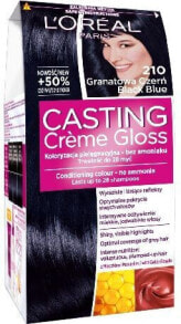 Loreal Paris Casting Creme Gloss 210 Безаммиачная крем-краска для волос, оттенок сине-черный