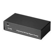 Hama Stereo Phono Preamplifier PA 506, with AC/DC Adapter 230V/50Hz аудио конвертер Черный 00040506