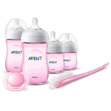 Бутылочки и ниблеры для малышей philips AVENT SCD301/03 бутылочка для кормления 115 ml 260 ml Полипропилен (ПП) Розовый