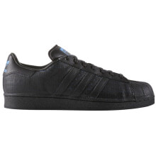 Женские кроссовки мужские кроссовки повседневные черные кожаные низкие демисезонные Adidas Superstar