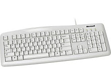 Клавиатуры microsoft Wired Keyboard 200 клавиатура USB QWERTZ Немецкий Белый 6JH-00028