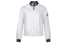 adidas Bomber Wv Fem运动型夹克外套 女款 白色 / Куртка Adidas Bomber Wv DW4553