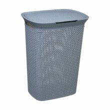 Laundry basket 5five 61,5 x 46 x 35 cm Grey 57 L polypropylene