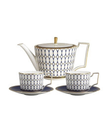 Wedgwood renaissance Gold 5 Piece Teaset