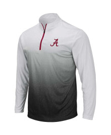 Купить мужские куртки Colosseum: Men's Gray Alabama Crimson Tide Magic Team Logo Quarter-Zip Jacket