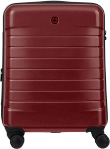 Мужские пластиковые чемоданы Чемодан пластиковый красный  Wenger Lyne 41 Litre Carry-On