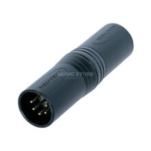 Neutrik NA5MM-B Adapter 5-pol XLR male,Black