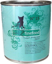 Купить влажные корма для кошек catz finefood: Catz Finefood N.15 Kurczak i Bażant puszka 800g