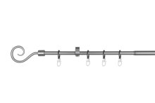 Curtain rods and curtain accessories