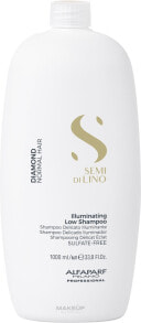 Haarshampoo für mehr Glanz mit Diamantpartikeln - AlfaParf Semi Di Lino Diamond Illuminating Low Shampoo