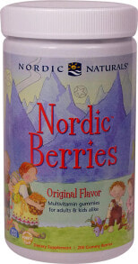 Витаминно-минеральные комплексы Nordic Naturals Nordic Berries мультивитаминные жевательные конфеты для взрослых и детей 200 жевательных конфет