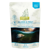 ISEGRIM Adult salmon with trout wet dog food 410g