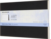 Moleskine Blok MOLESKINE Watercolour L (13x21 cm), 20 stron, czarny