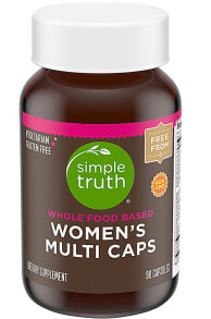 Витаминно-минеральные комплексы simple Truth Whole Food Based Безглютеновый мультивитаминный комплекс для женщин 90 капсул