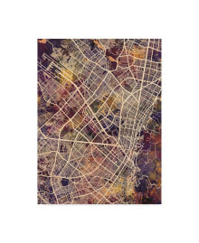 Trademark Global michael Tompsett Bogota Colombia City Map II Canvas Art - 37