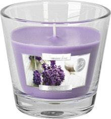 Premium-Duftkerze im Glas Lavendel - Bispol Premium Line Scented Candle Lavender