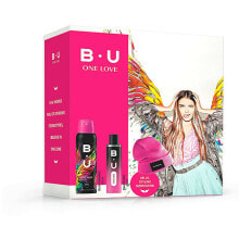 Подарочный набор парфюмерии B.U. One Love - EDT 50 ml + deodorant ve spreji 150 ml + čepice