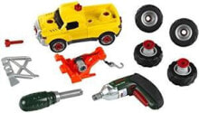 Купить детские игровые наборы и фигурки из дерева Theo Klein: Theo Klein Bosch Truck Set, 3 in 1 (8168)