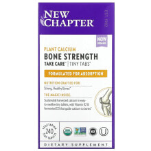 Нью Чэптэ, Bone Strength Take Care, 270 тонких вегетарианских таблеток