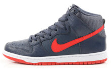 Nike Dunk SB High Squadron Blue University Red 高帮 板鞋 男款 蓝红 / Кроссовки Nike Dunk SB 305050-463