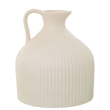 Vase Alexandra House Living Cream Ceramic 21 x 25 x 21 cm