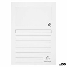 Subfolder Exacompta Super Transparent window White A4 100 Pieces